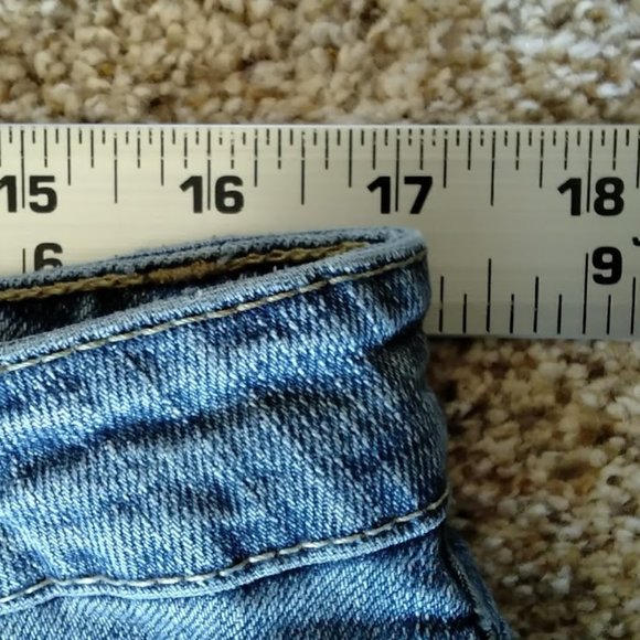 Medium/Light Wash Blue Jeans 16 Long - Picture 4 of 8